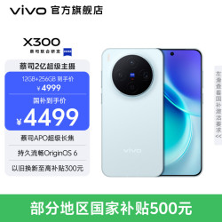vivo X300 5G手机 12GB+256GB 自在蓝