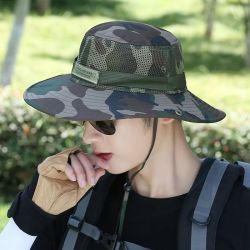 赫卡维 2020男款大帽檐防晒渔夫帽