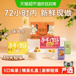 轩妈 家短保蛋黄酥糕点月饼中秋礼盒990g多口味源头直发