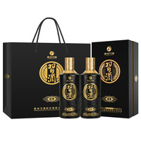 习酒 经典 黑金 53%vol 酱香型白酒 500ml*2瓶 双支装