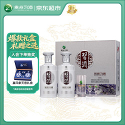 习酒 银质 第三代 53%vol 酱香型白酒 500ml*2瓶 礼盒装