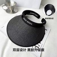 赫卡维 空顶UV防晒帽女