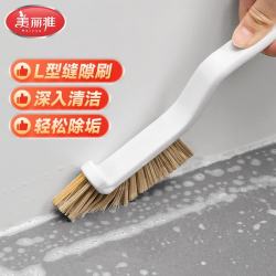 美丽雅 浴室缝隙刷卫生间厨房细缝刷清洁刷多功能窗缝凹槽灰尘刷子硬毛刷 软毛缝隙刷