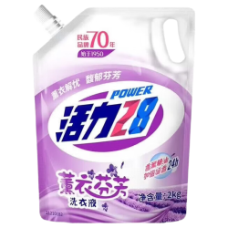 活力28 熏衣芬芳 洗衣液2kg深度清洁 不含荧光增白剂 去污渍香氛持久留香 薰衣芬芳洗衣液2kg*6袋