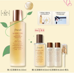馥蕾诗 红茶水酵母酵萃精华150ml赠:红茶精华水50ml+精华18ml*2+泵头