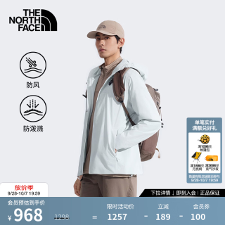 户外徒步：北面 男士防风软壳外套 FNN/珠影灰 L/175