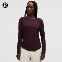 lululemon Love 莫代尔拉绒 乌梅紫 XS/4 女士长袖套头衫
