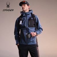 SPYDER 24EF171M 防泼水连帽夹克 蓝色 L