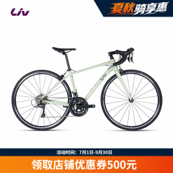 Liv 丽以芙Avail 2-GC碳纤维前叉16速长途舒适女士弯把公路自行车 薄荷绿 700C×430MM XS 153-162cm