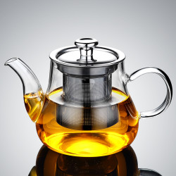 煌山玻璃茶具茶壶套装家用茶水分离泡茶壶高档茶水大气茶壶单壶S