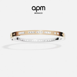 APM Monaco TOI MOI摩斯密码手镯银饰时尚饰品双12