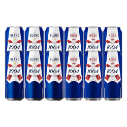 1664凯旋 1664白啤/桃红 500ml（6+6） 组合装