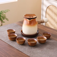 围炉煮茶器具全套烤奶茶罐罐专用壶陶瓷网红户外炭火炉大容量茶具