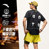 安踏 零压速干T 速干透气 基础黑-2 Z哥同款 L 男士运动T恤
