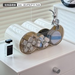 唯兮 高级感化妆品收纳盒桌面分格口红眼影盘化妆刷筒彩妆小样收纳神器
