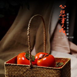 陶瓷高端便携茶叶罐密封小号茶罐子茶叶盒精致大气高档茶叶罐