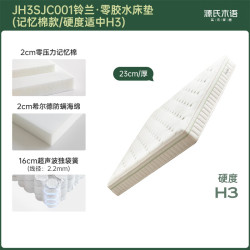 源氏木语 0胶水床垫铃兰独立弹簧厚垫卧室记忆棉垫家用防螨乳胶垫H3|记忆棉