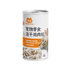 Paddy Time 猫零食冻干鸡肉粒1000g（200g*5桶）