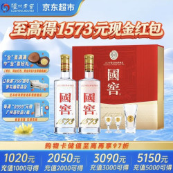 泸州老窖 国窖1573 38度 516mL*2瓶 经典516礼盒 浓香型白酒