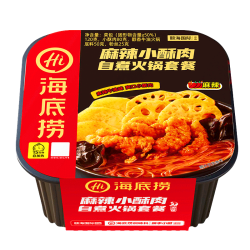 海底捞 自热火锅  麻辣小酥肉+肥汁番茄 临期