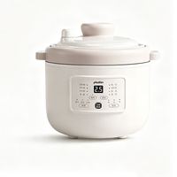PLODON 电炖锅 分月龄BB煲粥饭锅婴儿专用微压炖盅 宝宝炖汤辅食锅辅食机 1L