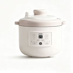 PLODON 电炖锅 分月龄BB煲粥饭锅婴儿专用微压炖盅 宝宝炖汤辅食锅辅食机 1L
