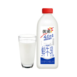 优诺 优质乳蛋白 鲜牛奶  4.0+优质乳蛋白 桶装 1.35L