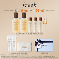 馥蕾诗 红茶酵母酵萃精华250ml 赠Fresh透卡+明星撕拉片A+精华18ml*3+精华轻享装50ml*2+泵头+化妆包
