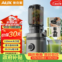 奥克斯 原汁机榨汁机家用多功能冰淇淋机全自动110mm大口径冷榨果汁果蔬机渣汁分离AYZ-01AYZ01