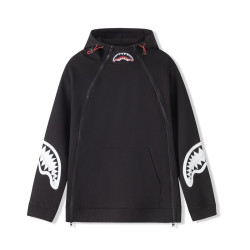 SPRAYGROUND 鲨鱼嘴连帽双拉链宇航领卫衣休闲潮流卫衣