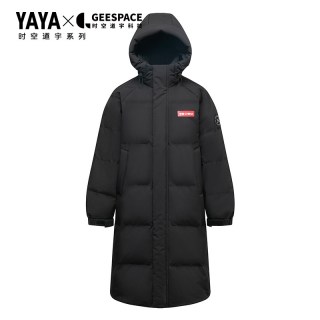 移动端：YAYA 夏之光明星同款时空道宇联名鸭鸭羽绒服女2024冬季中长款外套