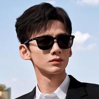 海边度假：MONTBLANC 墨镜酷感黑镜框防晒太阳镜男女礼物MB0258SA-001