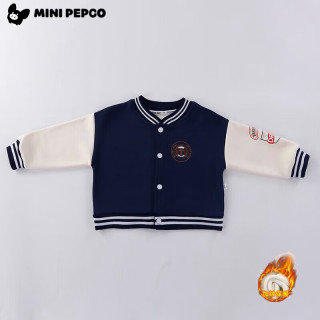 小猪班纳 秋冬季男女童棒球服新款百搭儿童保暖上衣开衫
