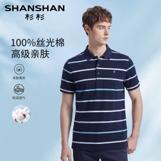 杉杉 100%丝光棉POLO衫