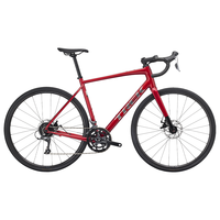TREK 公路车 DOMANE AL 2 碳纤维前叉碟刹长途耐力弯把砾石公路自行车 激情红色 直邮到家