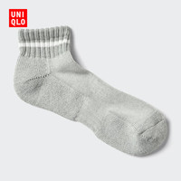 优衣库 短袜男装/袜子482622 03 灰色 S /M/25～27 cm