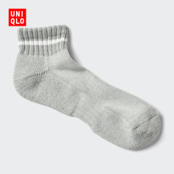 优衣库 短袜男装/袜子482622 03 灰色 S /M/25～27 cm