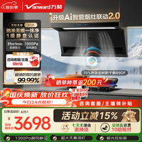 万和 顶侧双吸抽排31风量大吸力防干烧定时灶V10+B9DF(天然气)