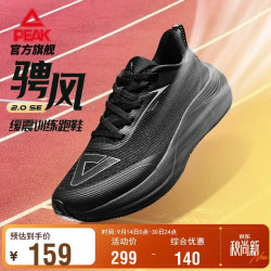 匹克 态极骋风2.0跑步鞋 DH520137 轻便减震 全黑 42