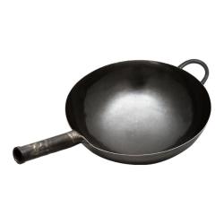 臻三环 章丘铁锅 手工锻打 炒锅