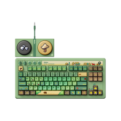 八位堂 Retro 87 三模无线机械键盘 RGB灯效 黑色