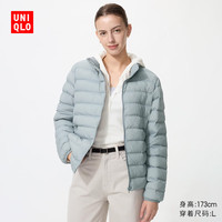 优衣库 PUFFTECH空气棉服 天灰色 S 女装夹克
