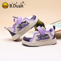 B.Duck 童鞋  米/紫 31 码脚长19.2-19.8cm
