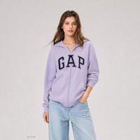 Gap 男女装2026秋季款logo刺绣宽松连帽开衫卫衣1SS623701
