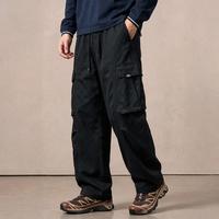 Dickies 秋季莱赛尔多口袋工装阔腿休闲裤男士抽绳腰宽松百搭男式休闲裤