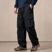 Dickies 秋季莱赛尔多口袋工装阔腿休闲裤男士抽绳腰宽松百搭男式休闲裤
