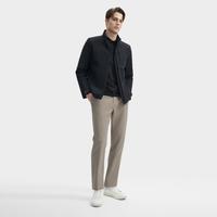 斐乐 男装时尚休闲简约运动夹克外套男士保暖立领轻薄羽绒服