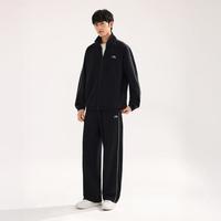 李宁 套装男士女士运动生活系列加绒秋季休闲针织运动服