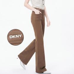 DKNY 微喇长裤女高腰微弹裤子女日常通勤牛仔裤女