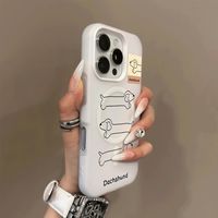 C 【裸机手感】线条腊肠狗 iPhone11-17系列苹果手机壳
